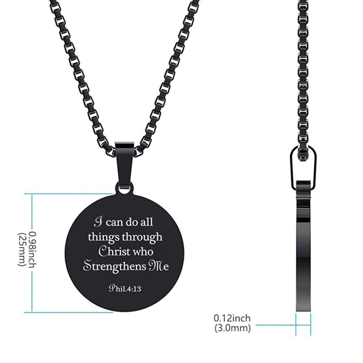 Minimalist Geometric Stainless Steel Pendant Necklace with Titanium Steel Charm and Electroplated Finish for Unisex Sports Style