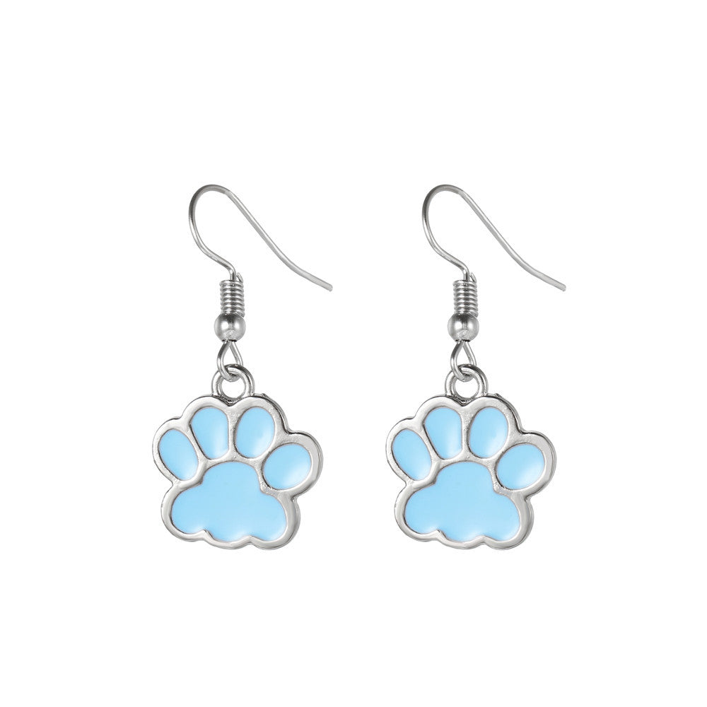Drip Oil Alloy Animal Earrings