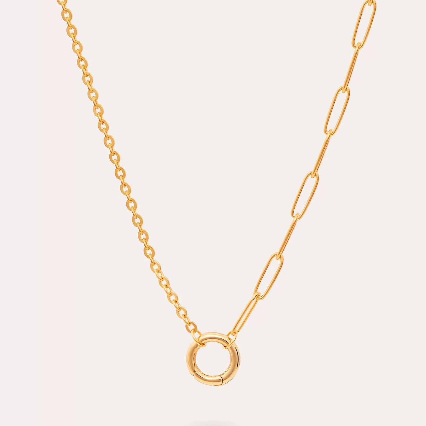 Minimalist Geometric Stainless Steel Plated Charm Bar