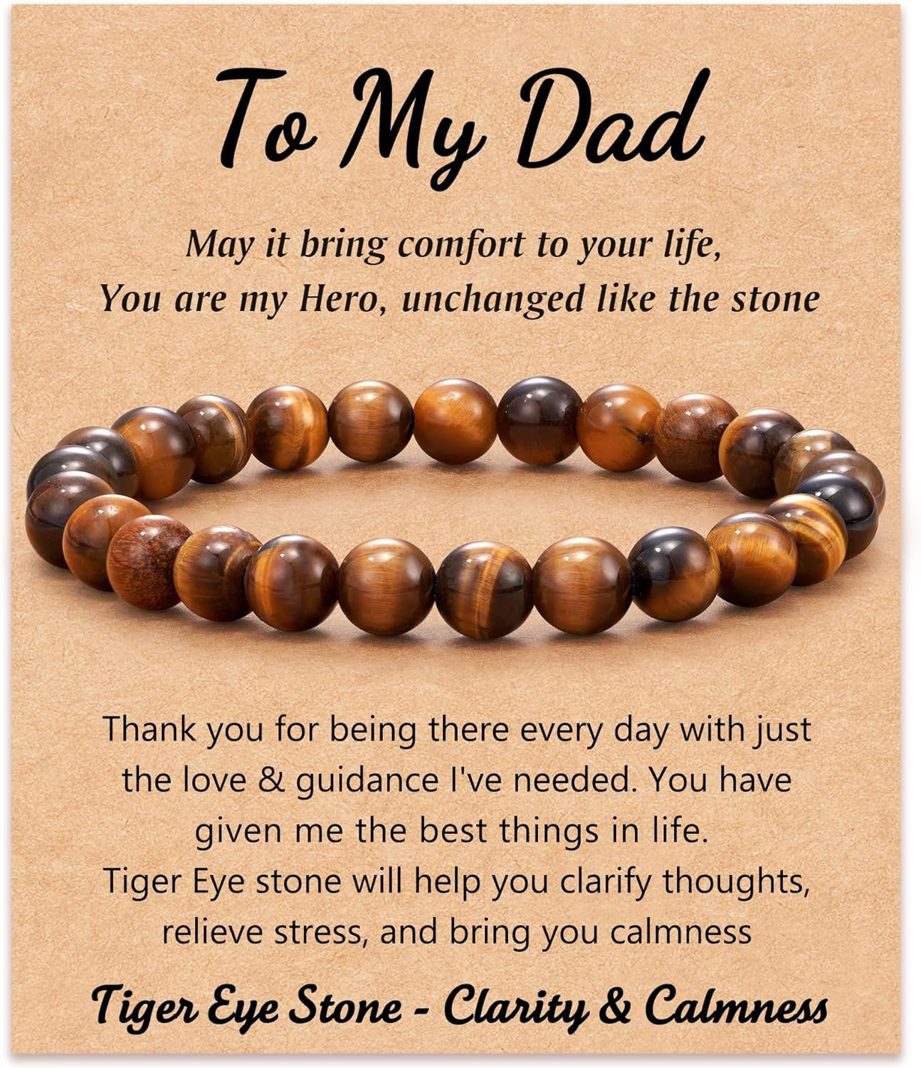 Men's Geometric Round Agate Beaded Bracelet