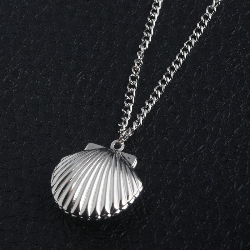 Natural Style Heart-Shaped Stainless Steel Necklace with Titanium Steel Pendant and Polished Finish for Women