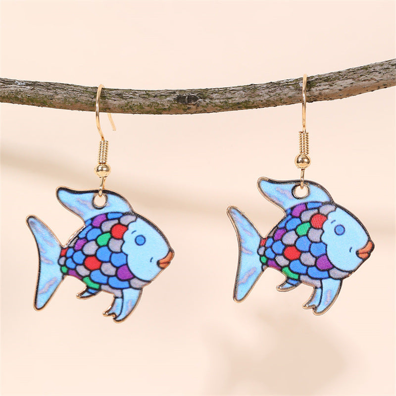 Pendientes de resina con forma de lazo minimalista para niños, con incrustaciones de perlas, para vacaciones en la playa y como recuerdo de viaje