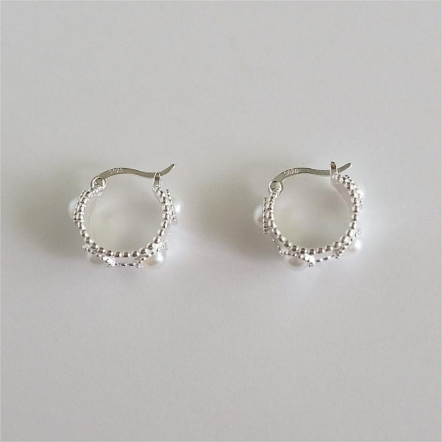 Pendientes de letras con corte cuadrado geométrico de plata de ley 925, estilo coreano minimalista con acabado chapado
