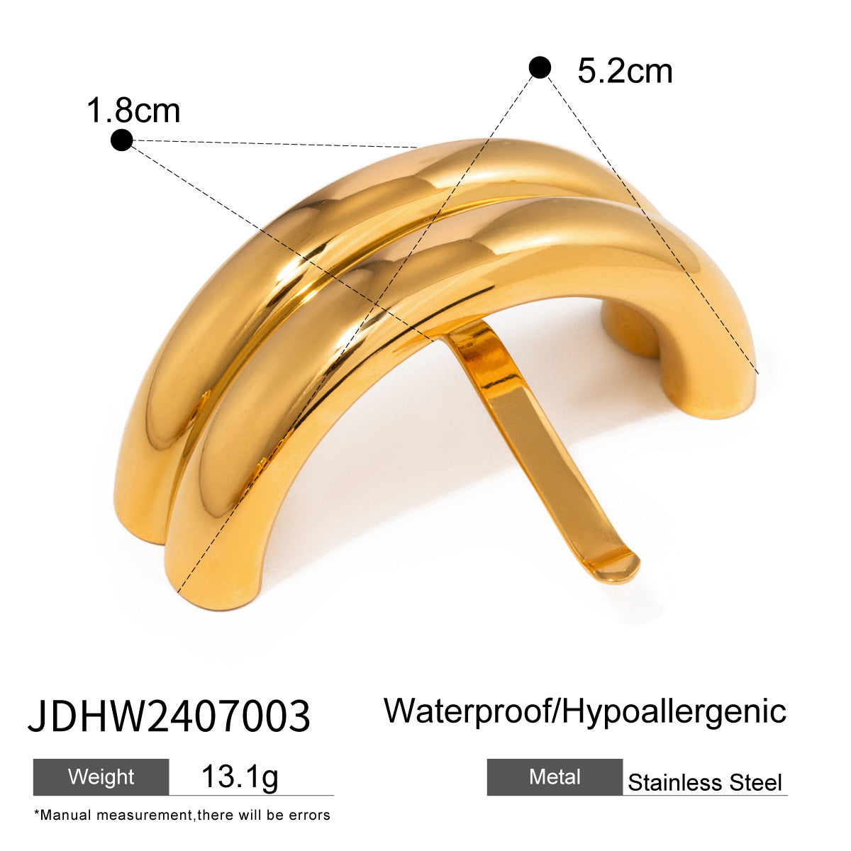 Elegant U-Shaped Stainless Steel Hair Fork for Updo Styling, Plated Finish Hair Accessory