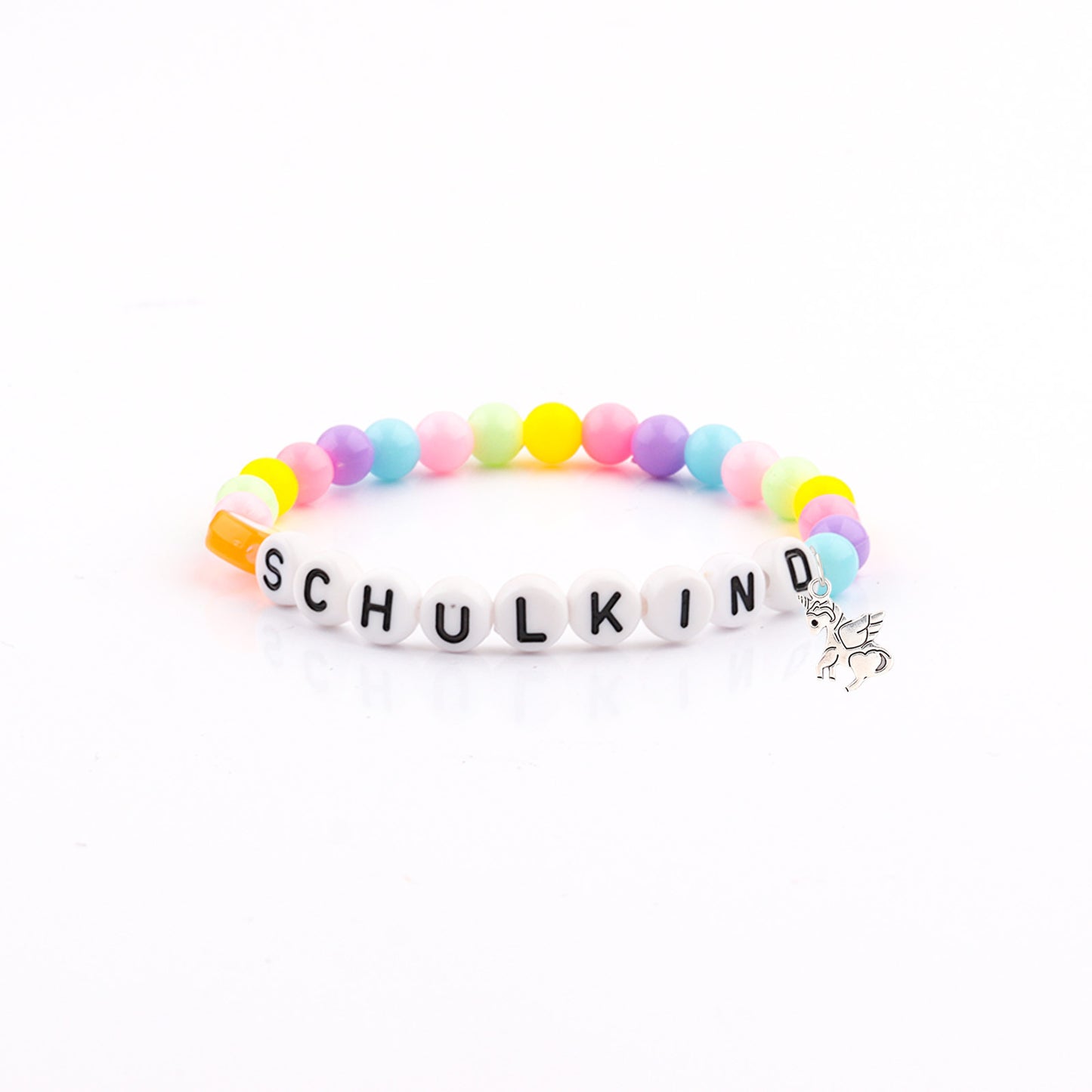 Minimalist Acrylic Letter Beaded Bracelet for Women