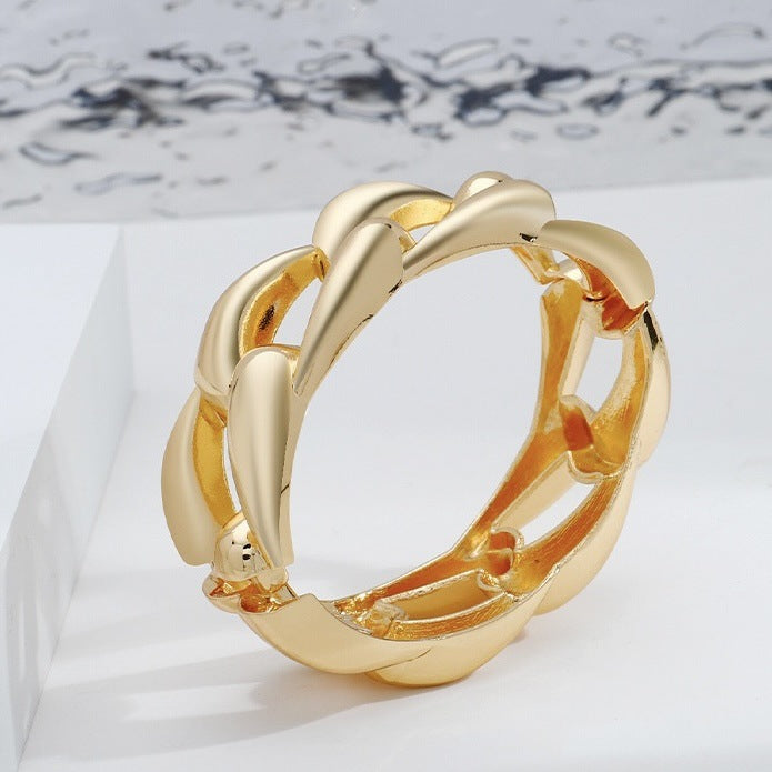 Fashion Plated Alloy Geometric Bracelet