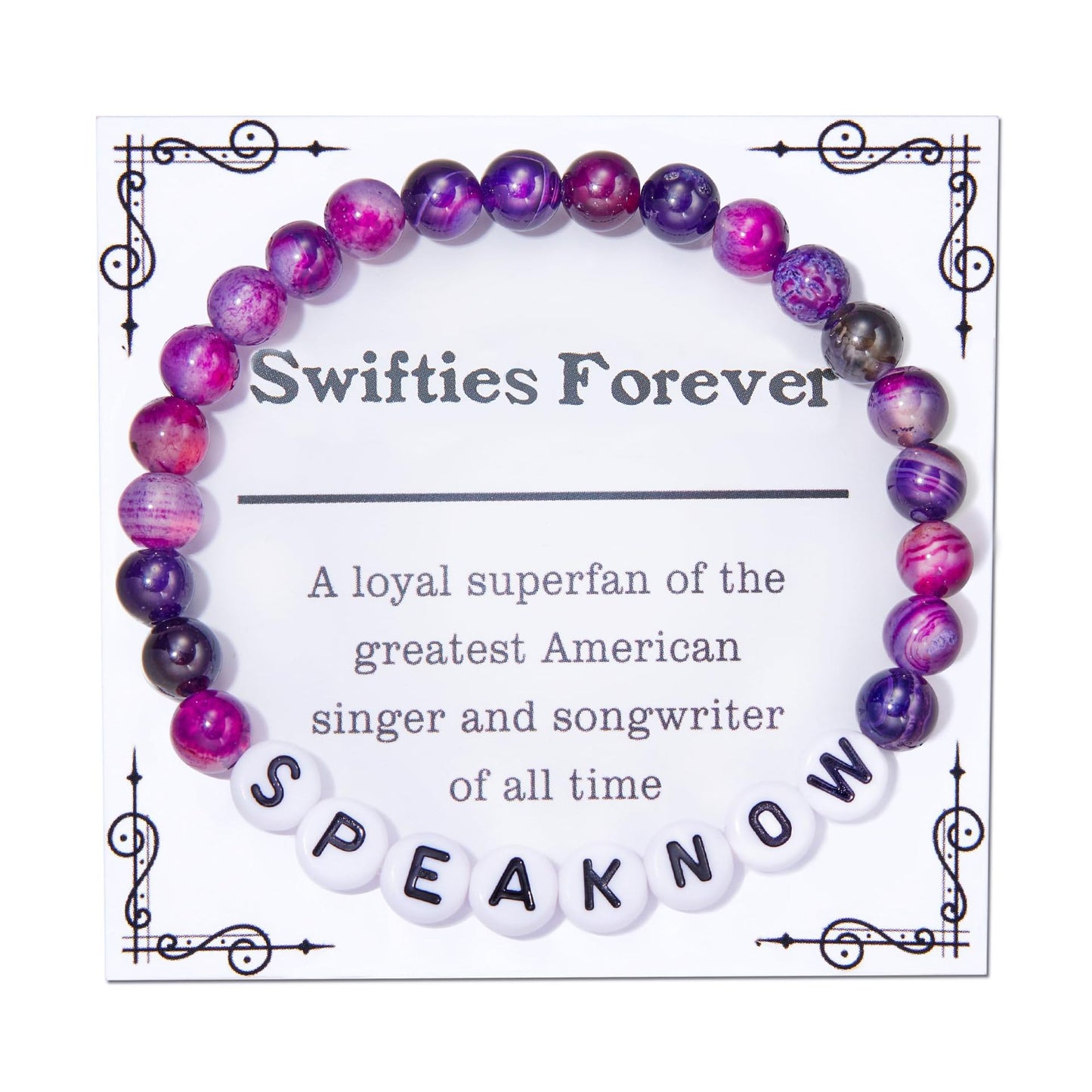 Minimalist Letter Shoushan Stone Beaded Bracelet for Women