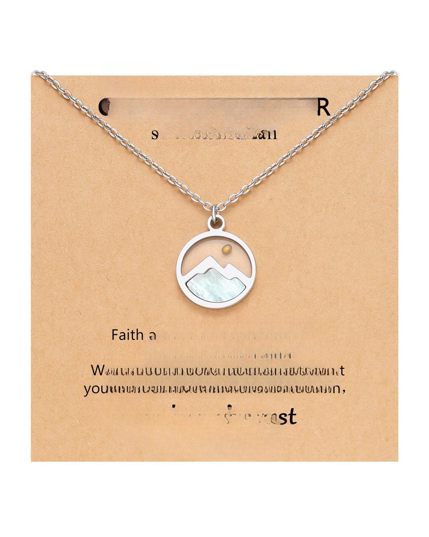 Sweet Floral Oval Geometric Stainless Steel Plated Necklace Unisex Cable Chain