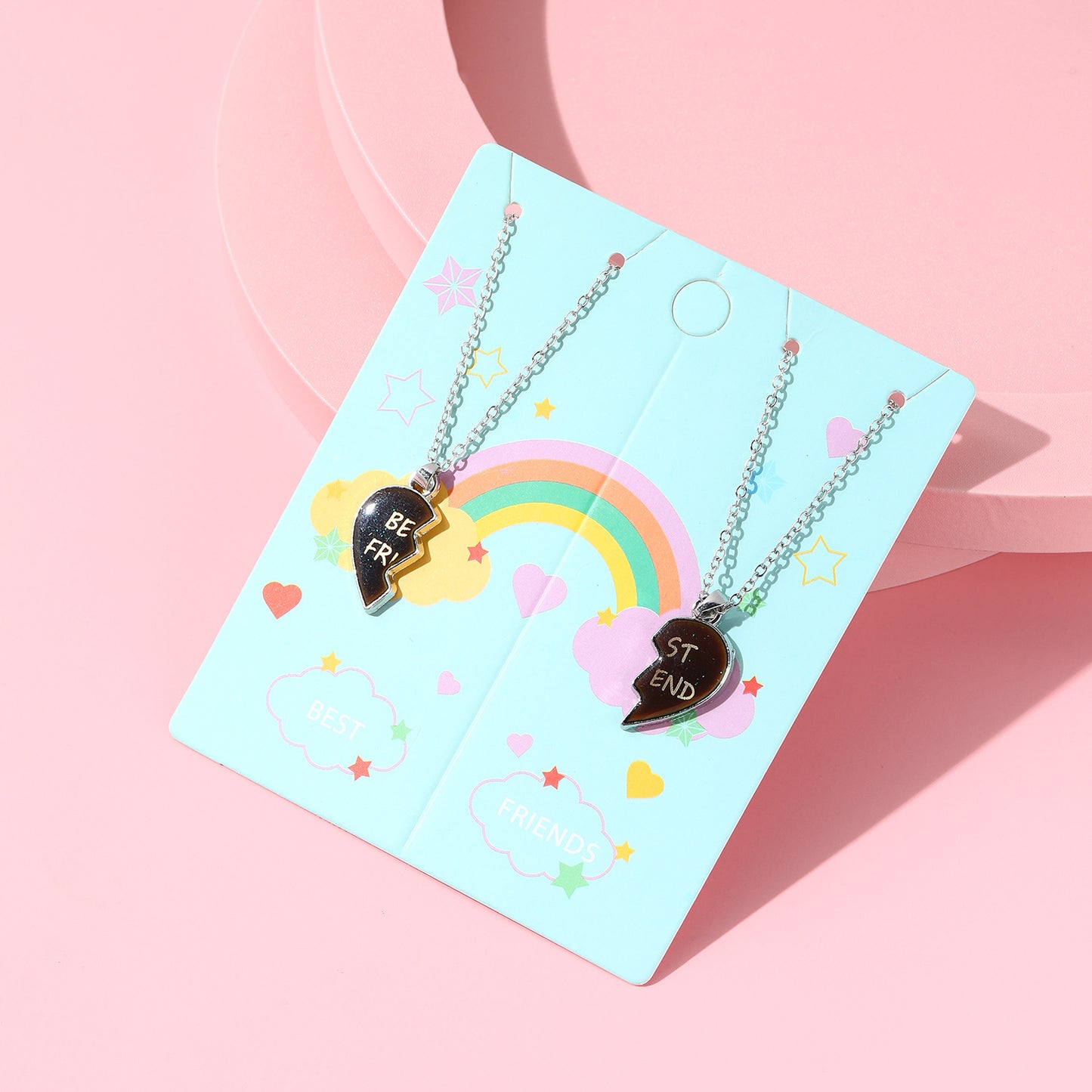 Collana con Pendente Dinosauro Che Cambia Colore in Stile Cartone Animato per Bambini in Lega con Finitura Smaltata e Catena a Croce