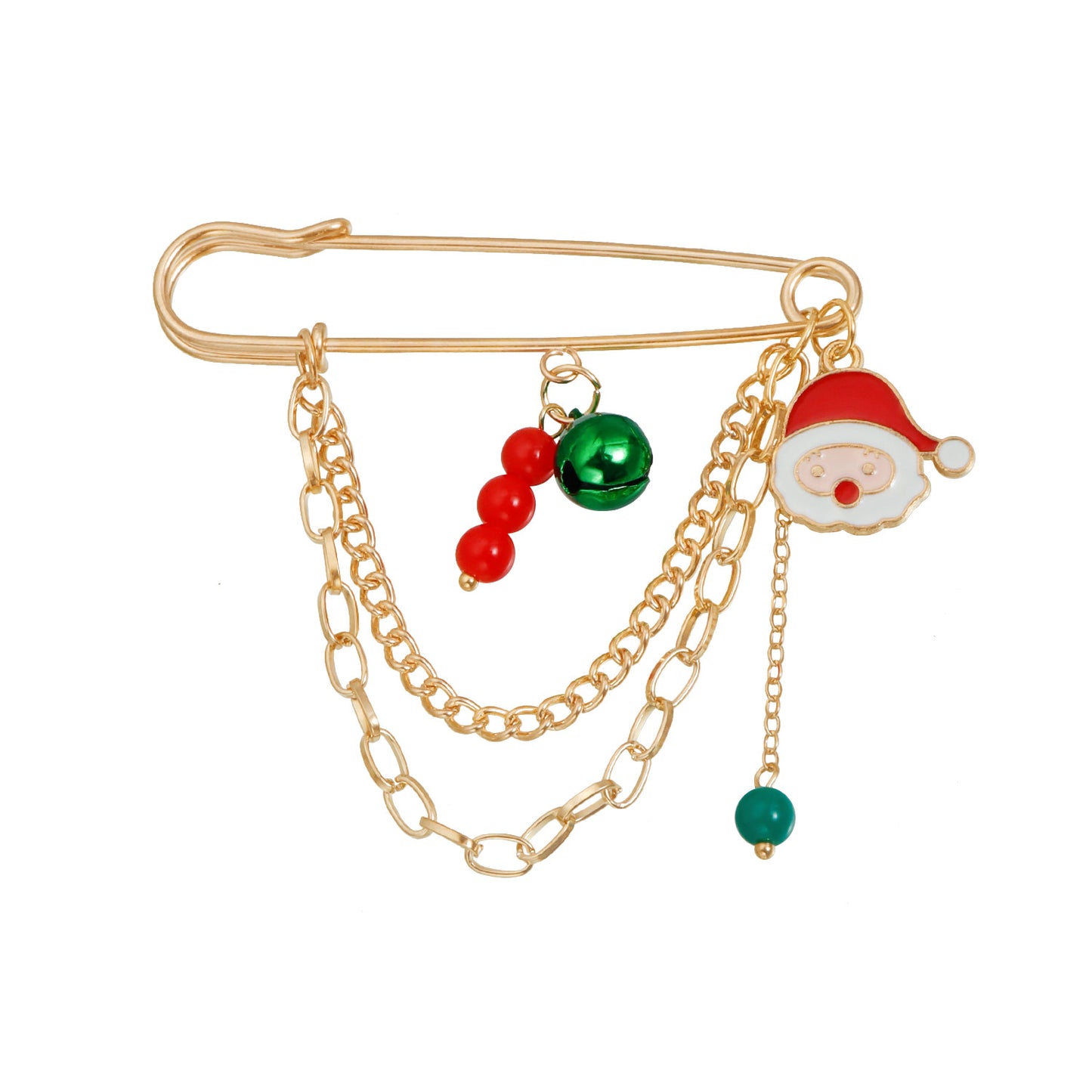 Broche Original de Aleación con Diseño Geométrico de Motivos de Copo de Nieve y Estrella para Mujer, Pin Decorativo de Navidad para Fiestas