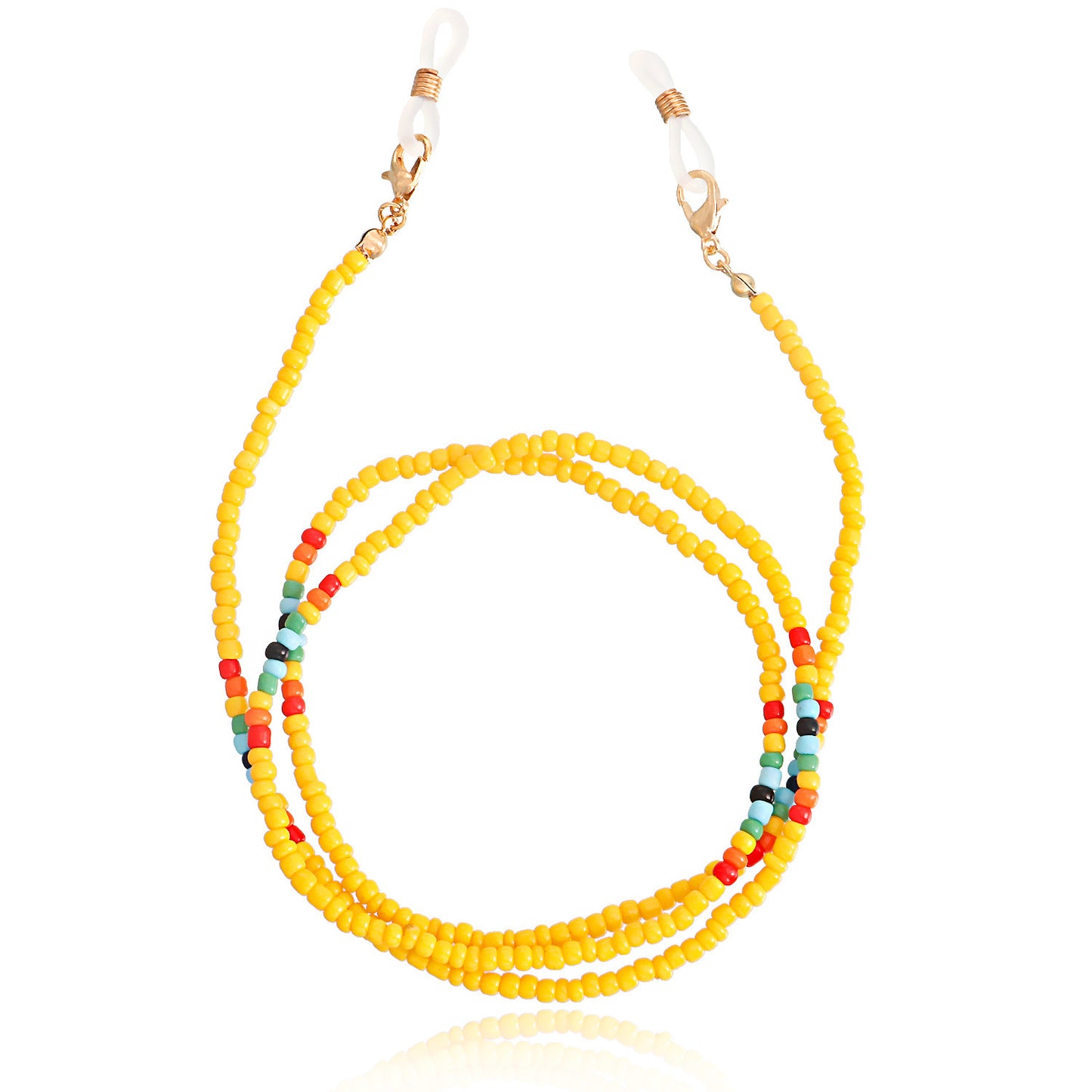 Colorful Alloy Ball Chain Glasses and Mask Holder