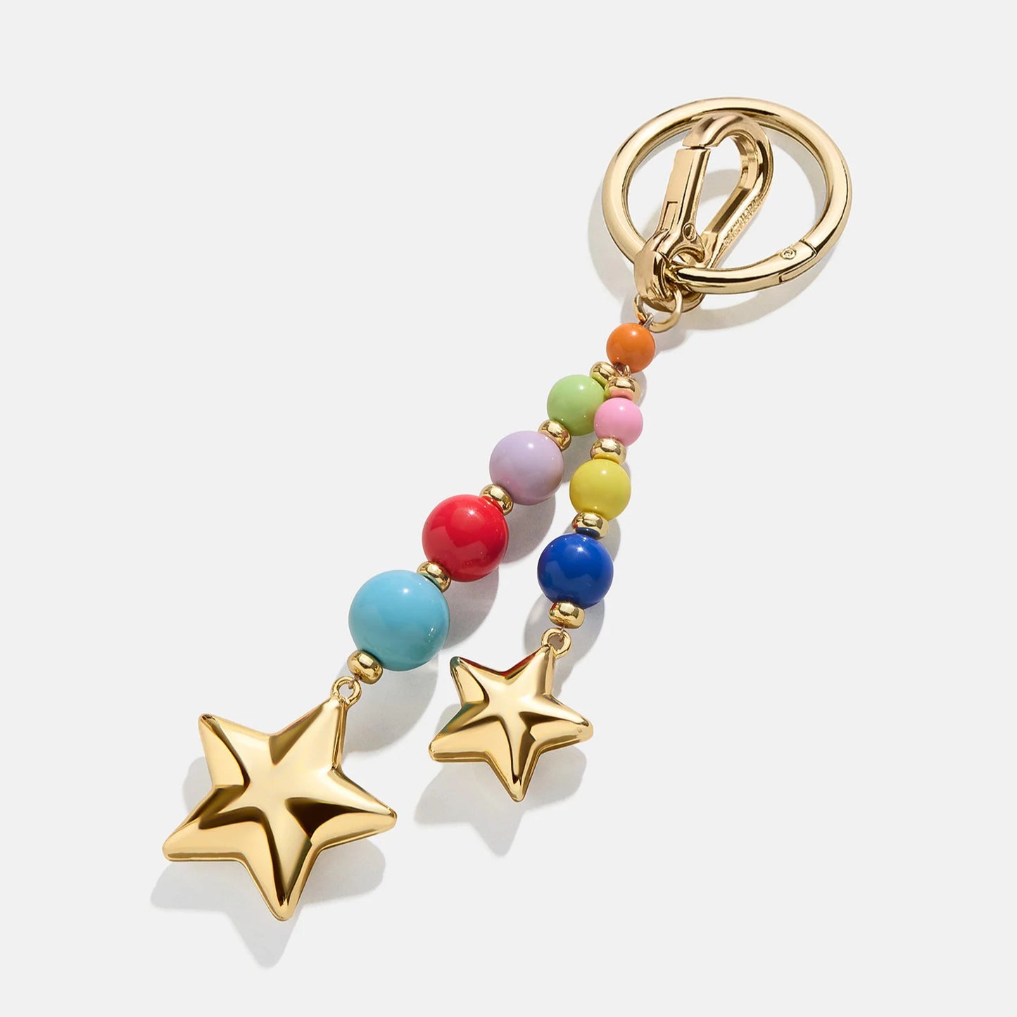 Minimalist Floral Plated Alloy Bag Charm