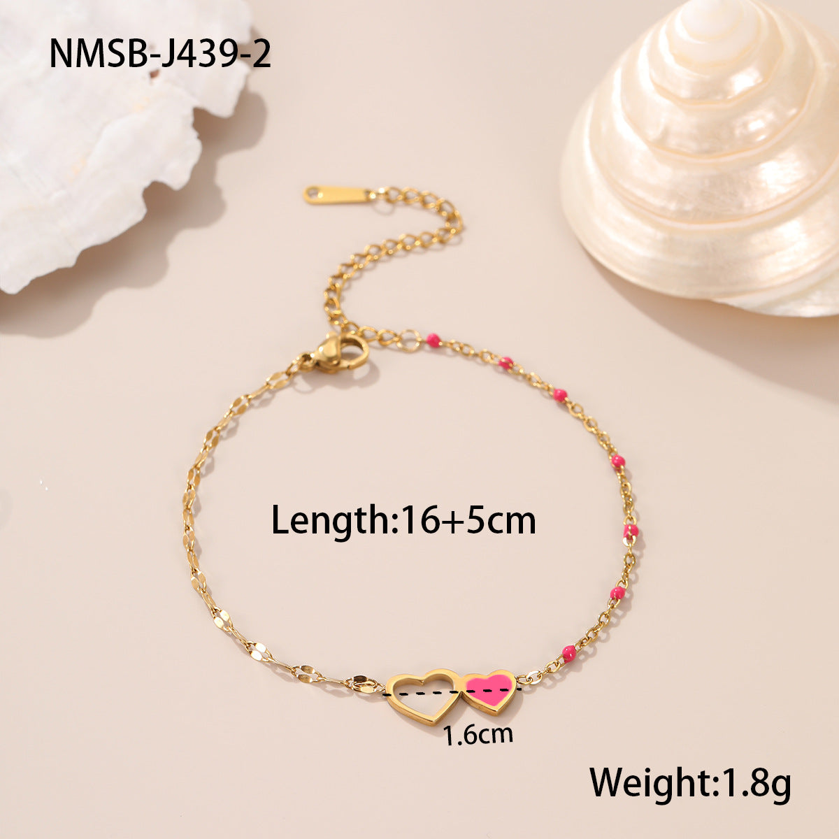 Bracciale in Acciaio Inossidabile Placcato con Design Geometrico e Stile Elegante da Ufficio da Donna
