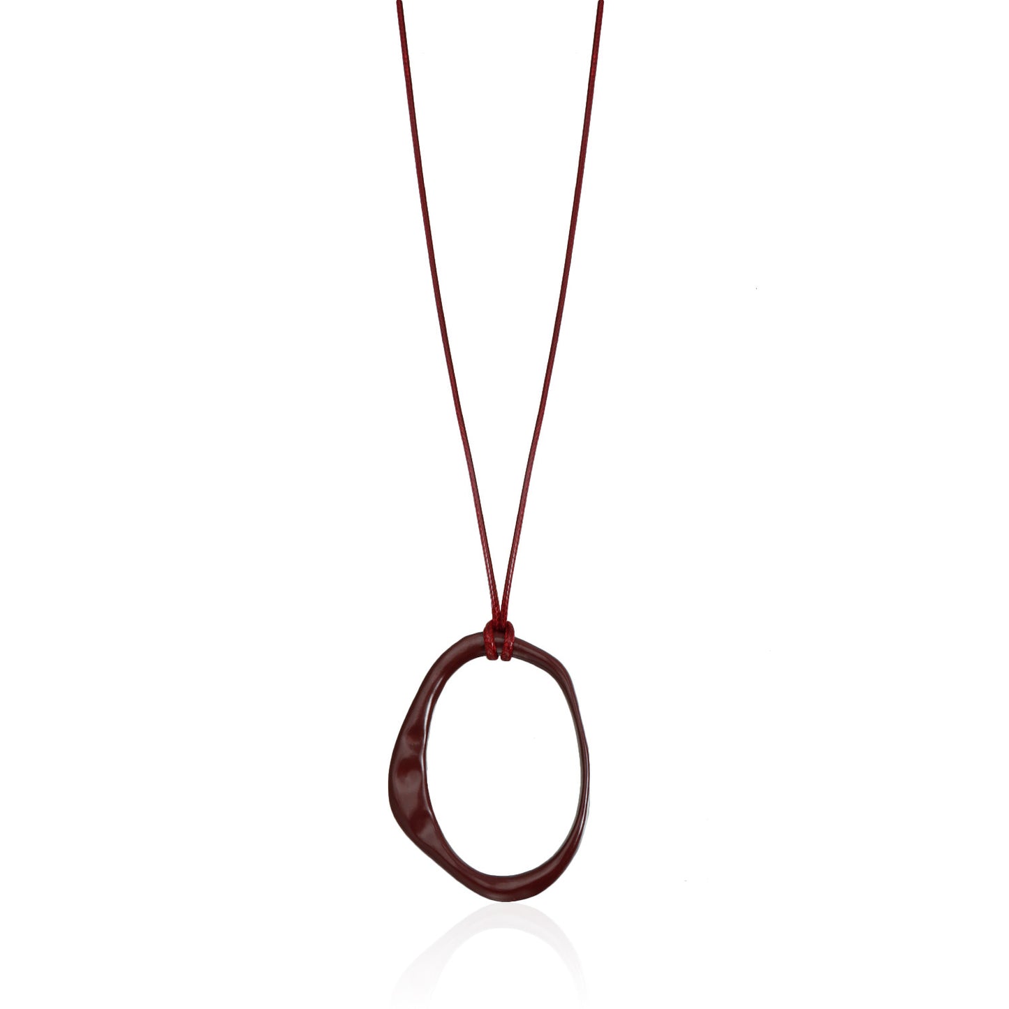 Exaggerated Large Heart Geometric Alloy Plated Pendant Necklace for Women Casual Fashion
