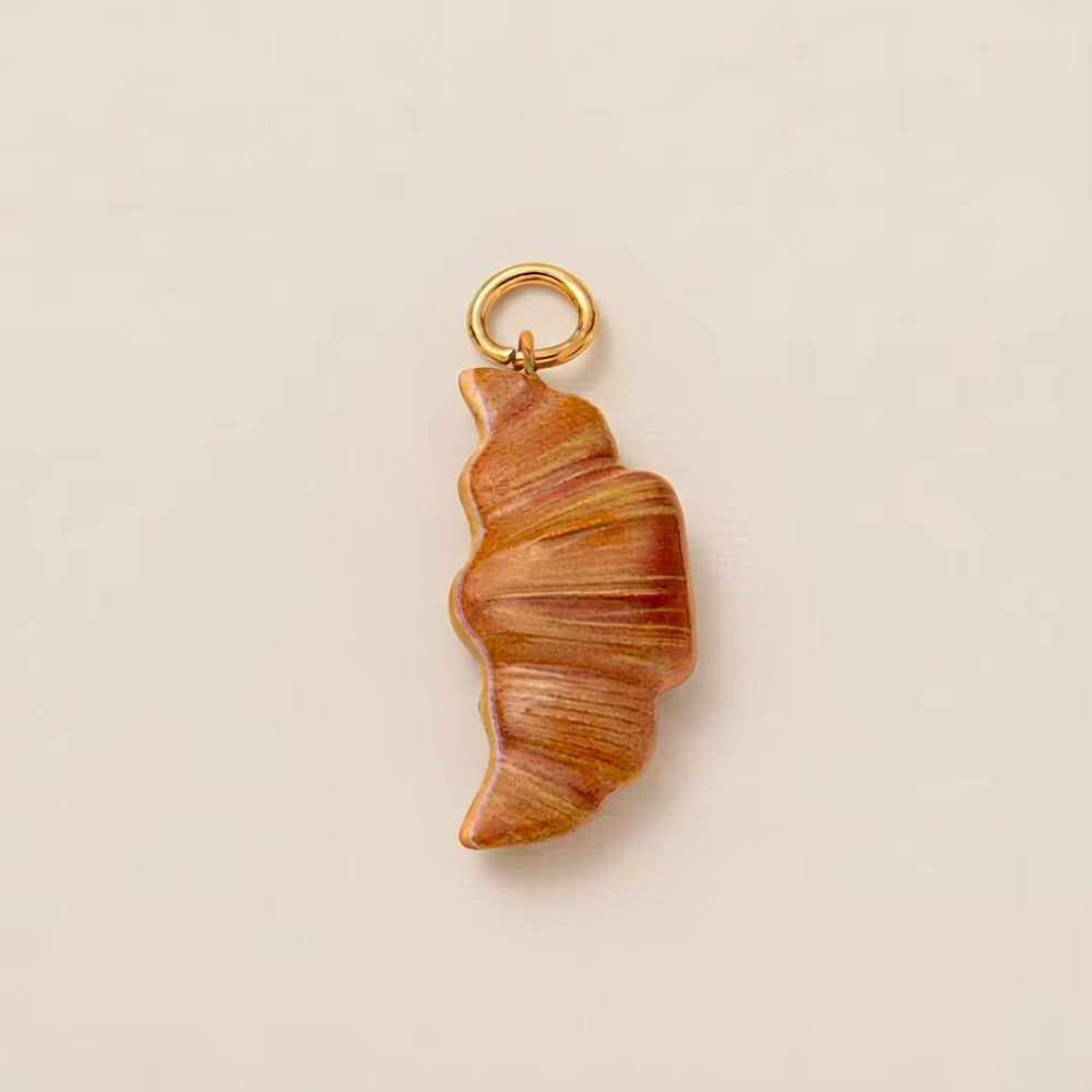 Sweet Geometric Drip Oil Plated Stainless Steel Pendant on Brass Chain Unisex Necklace