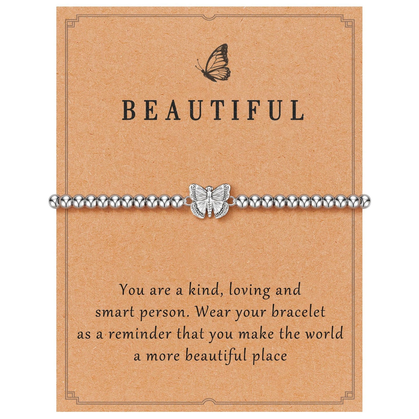 Minimalist Stainless Steel Plated Animal Heart Charm Bracelet for Women