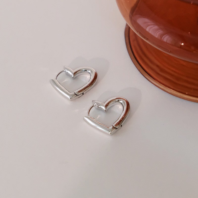 Aretes Geométricos Minimalistas de Cobre con Acabado Chapado para Mujer Pendientes Modernos y Versátiles