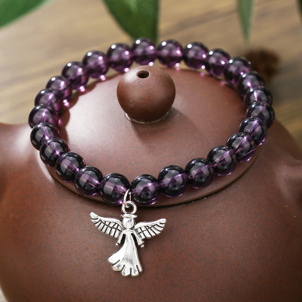 Fashion Casual Business Crystal Beaded Bracelet Unisex Hand Jewelry