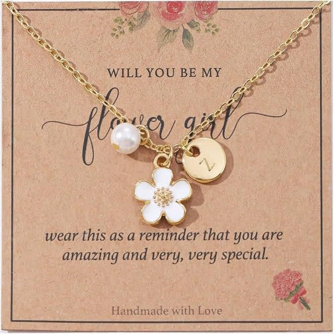 Elegant Letter Pendant Stainless Steel Cable Chain Necklace Unisex Alloy Charm