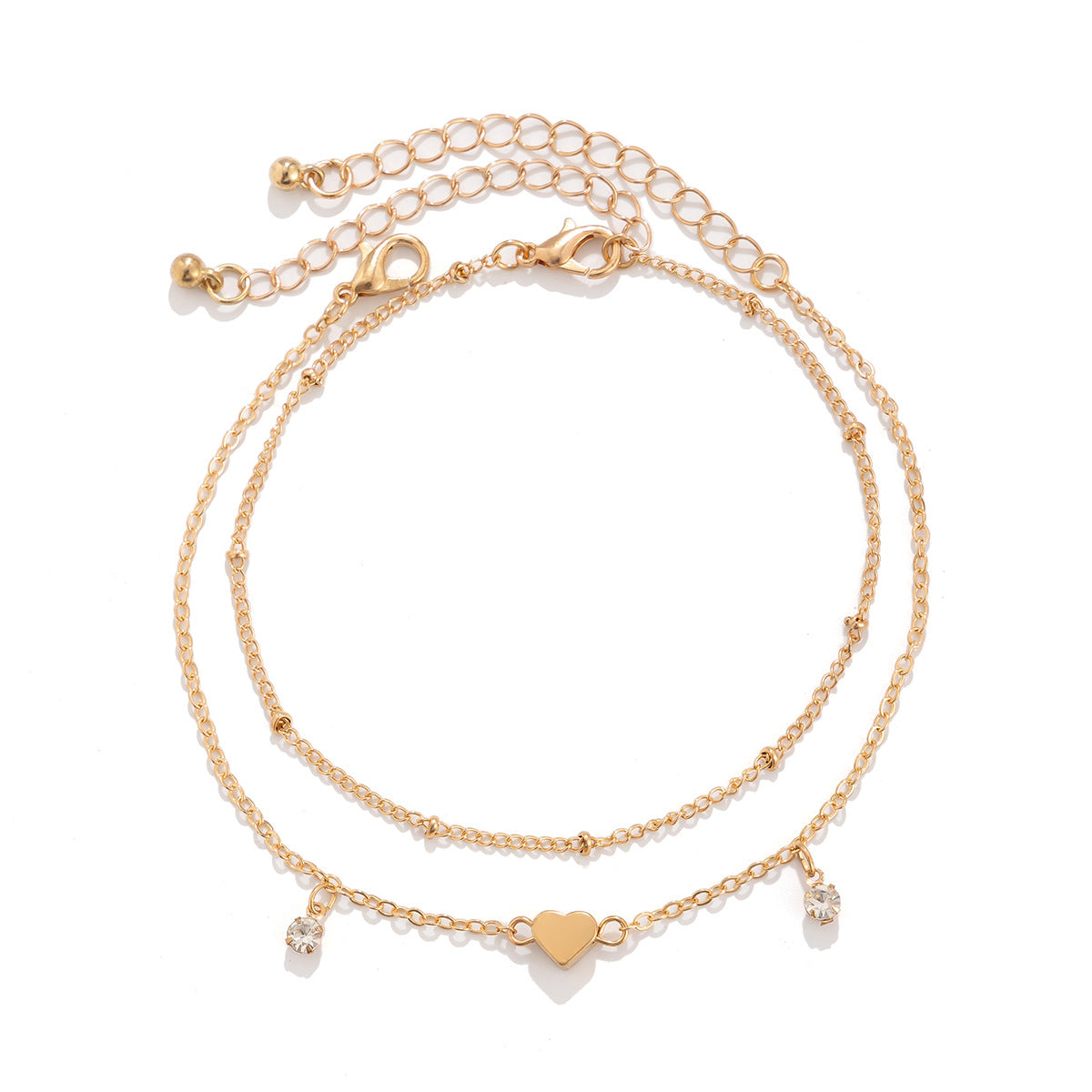 Bohemian Star Butterfly Animal Shell Dolphin Imitation Pearl Alloy Anklet for Women
