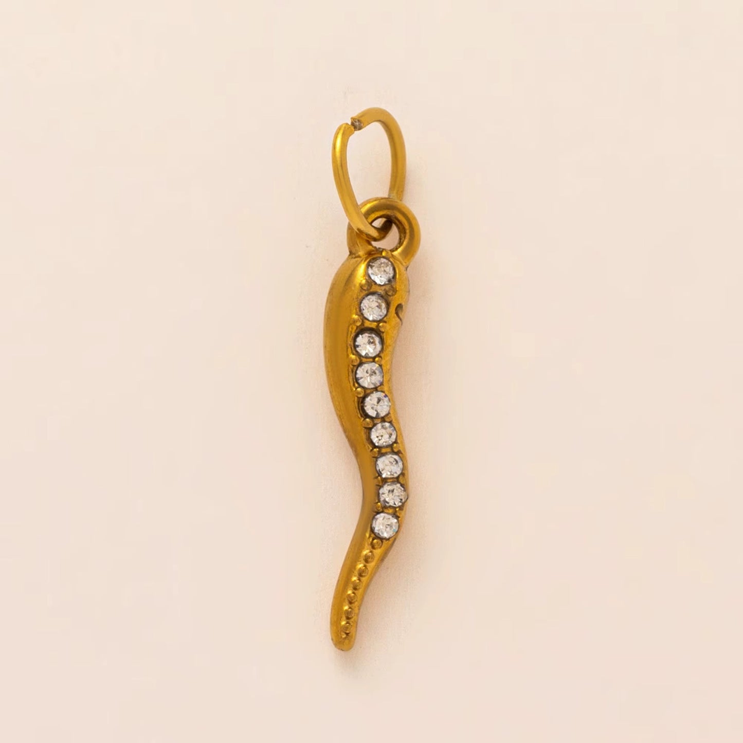 Vintage Drip Oil Food Pattern PVD Stainless Steel Charm Bar