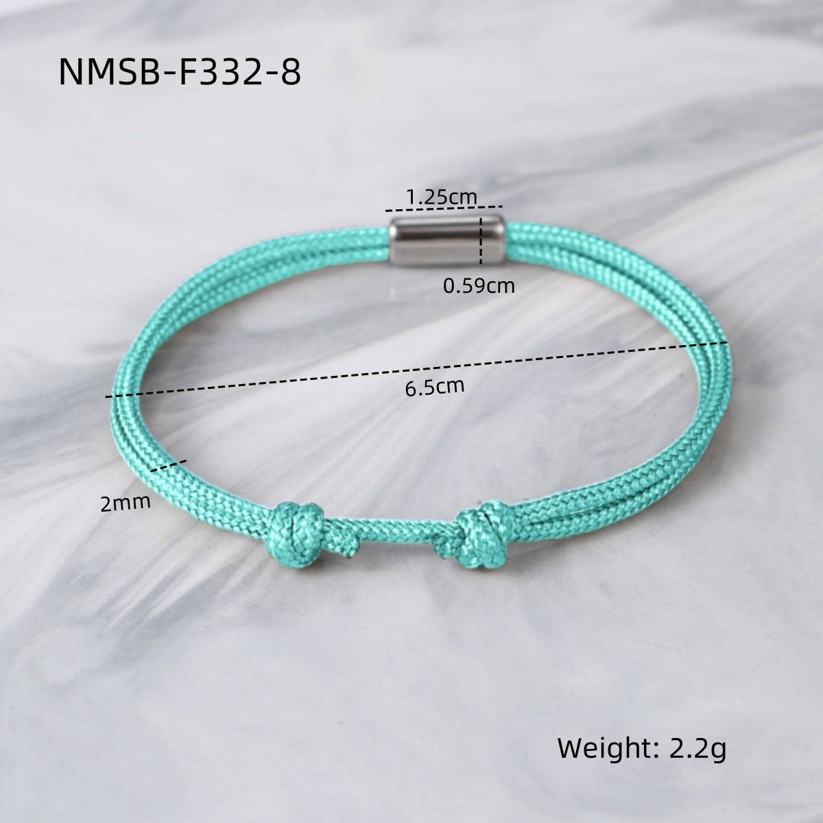 Elegant 18K Gold Plated Titanium Steel DIY Woven Adjustable Bracelet Charm Bar