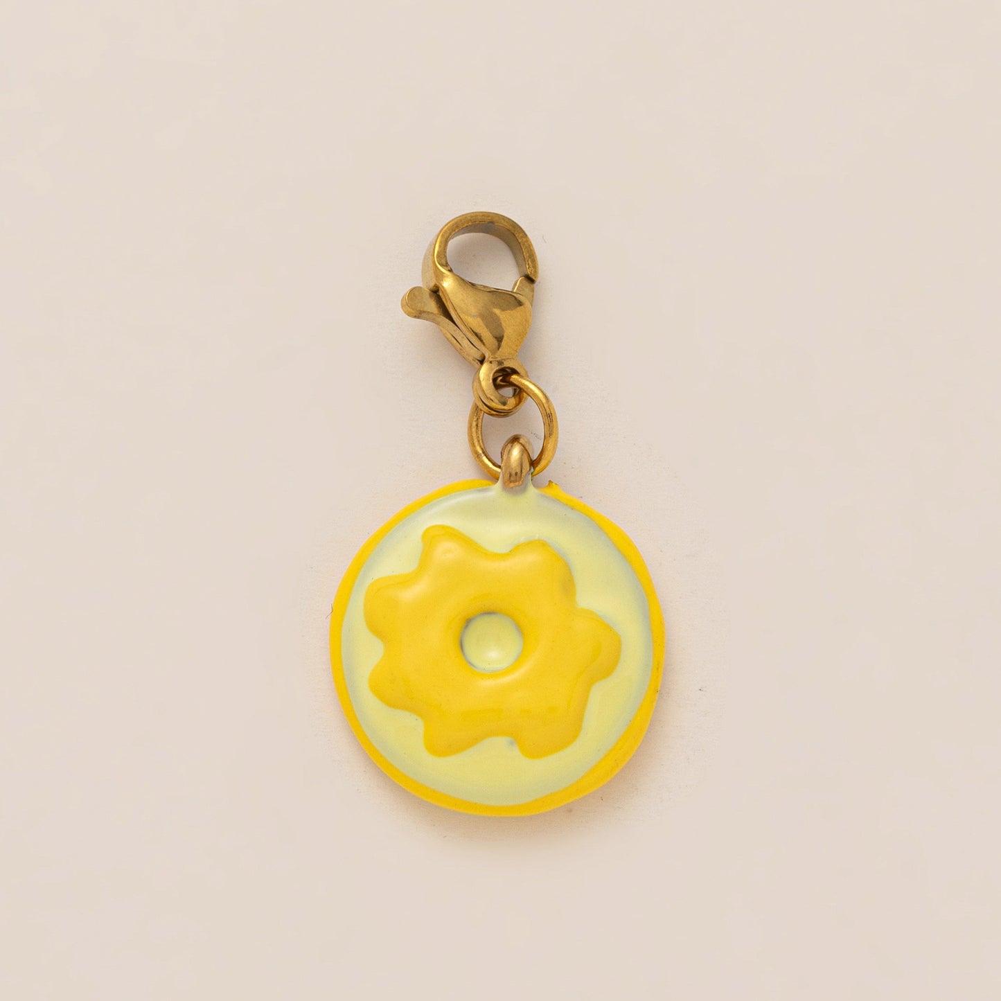 Vintage 18K Gold Plated Stainless Steel Fruit Charm Bar PVD Coated DIY Accessories
