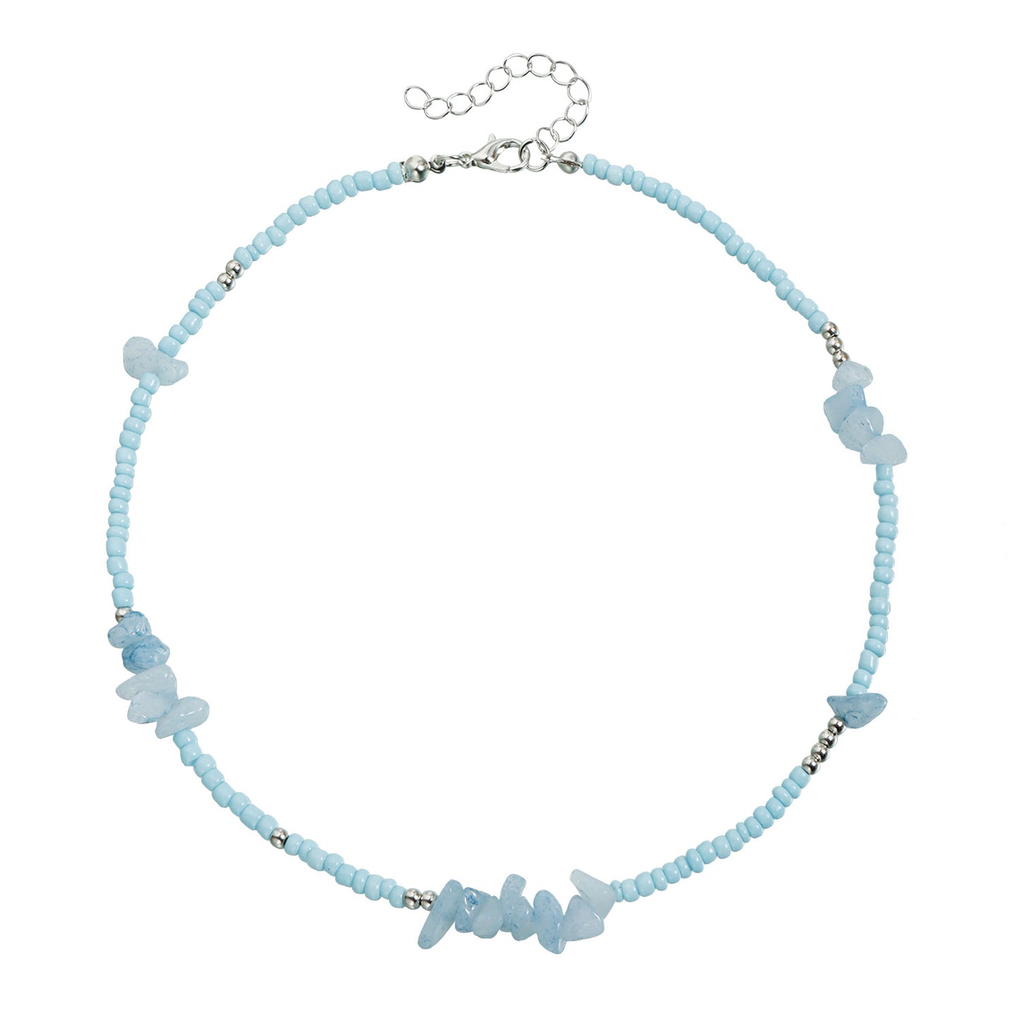 Irregular Geometric Alloy Plated Necklace for Women