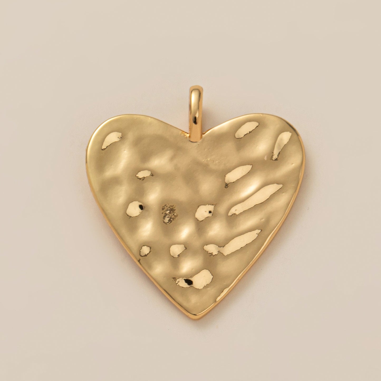 Heart Star Moon Plated Brass Necklace