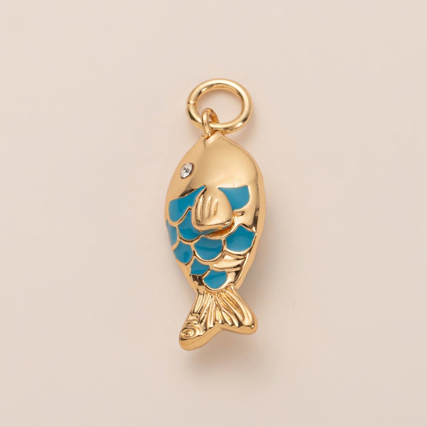 Minimalist Plated Alloy Heart Teardrop Charm Bar Bag Pendant Keychain