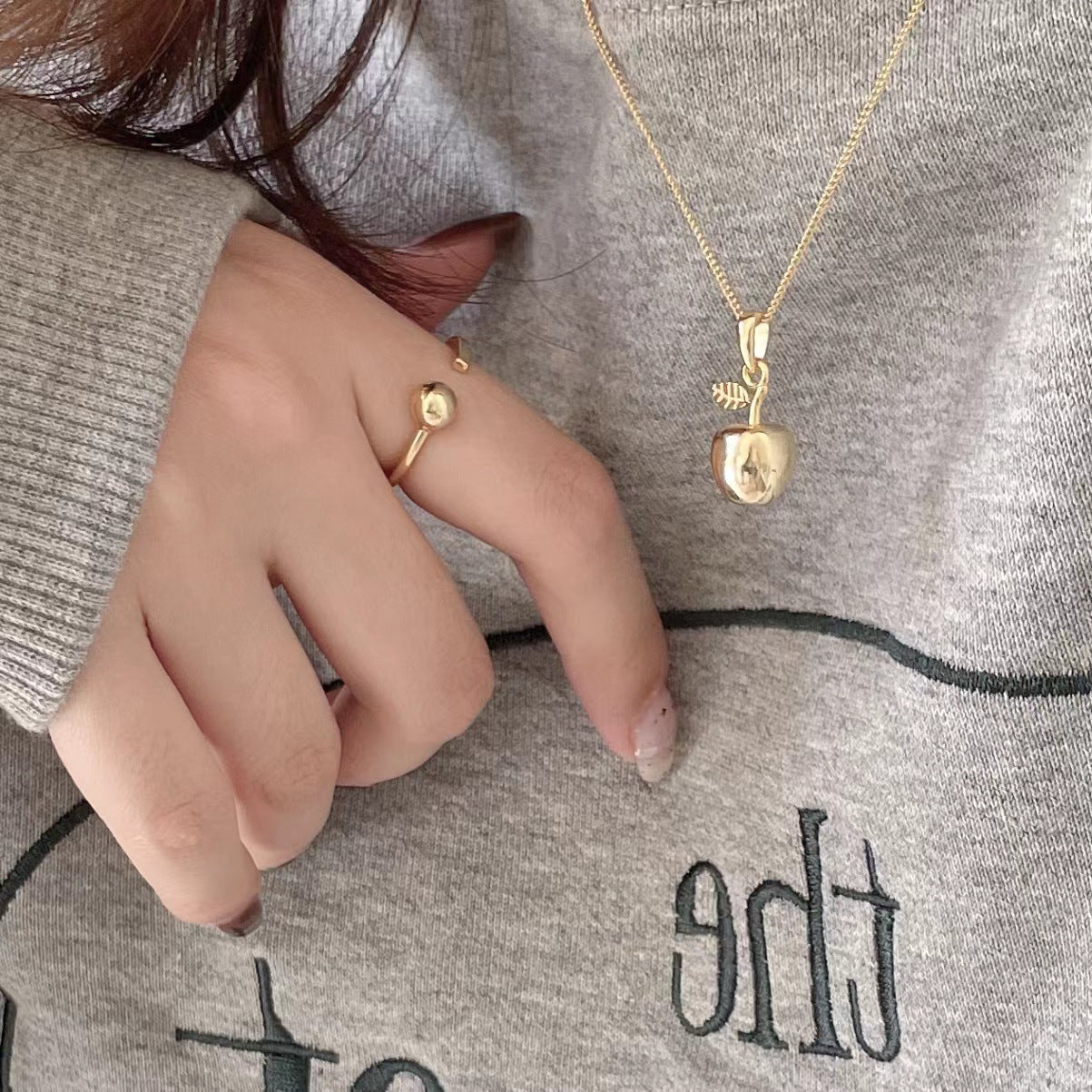 Anillo de plata de ley 925 con forma de onda minimalista para mujer, con diseño de línea geométrica