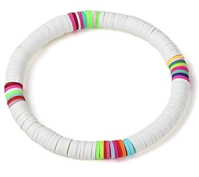 Bohemian Geometric Resin Bracelet Unisex Colorful Rainbow Hand Jewelry