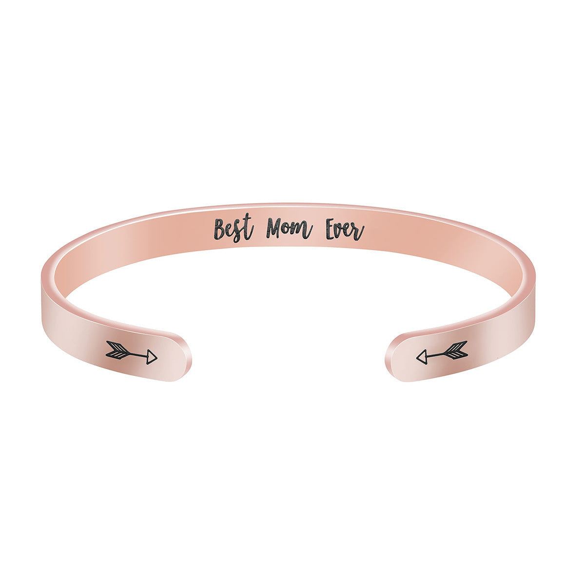 Pulsera de acero inoxidable de moda para mujer con acabado chapado, regalo ideal de Navidad, cumpleaños, Acción de Gracias para mamá
