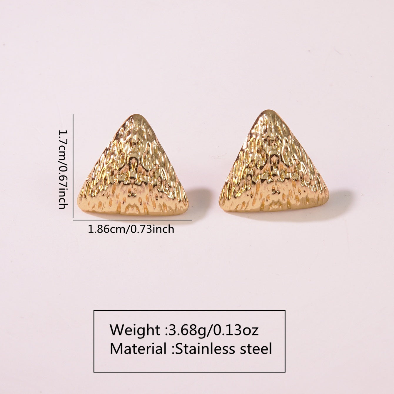 Elegant Gold Plated Stainless Steel Leaf Earrings for Women