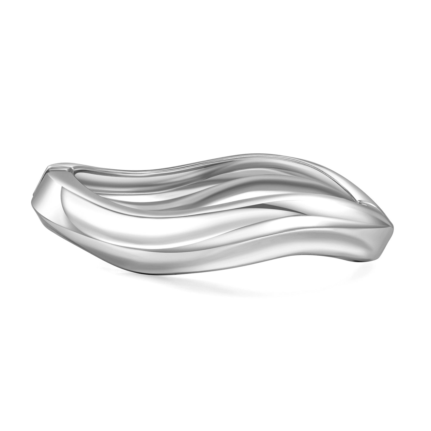 Geometric Round Plated Alloy Open Cuff Bracelet