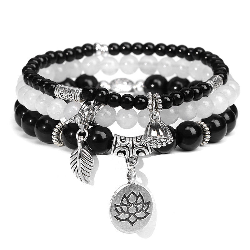 Bohemian Sweet Floral Agate Bracelet Unisex