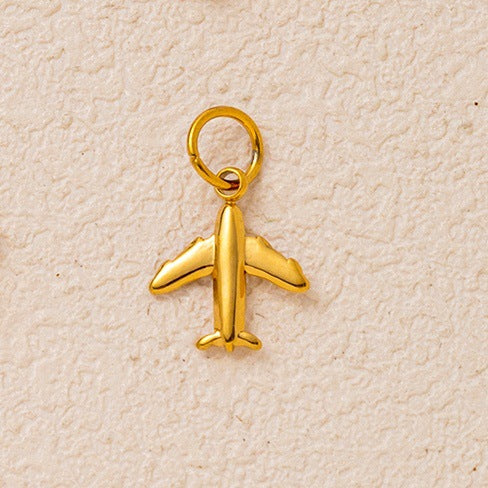 Colorful Plated Stainless Steel Butterfly Charm Bar