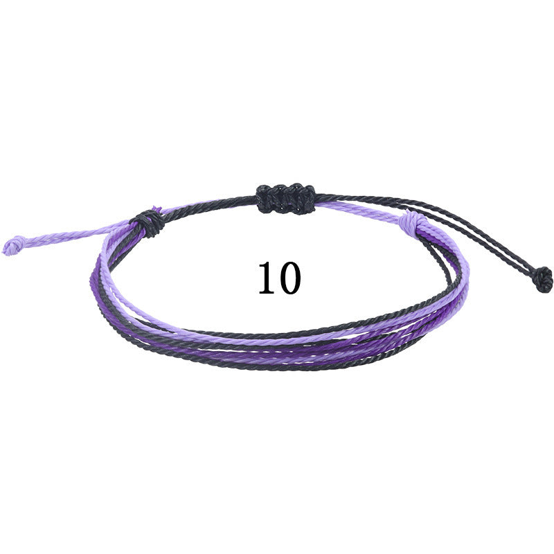 Handmade Braided Heart Nylon Friendship Bracelet Unisex