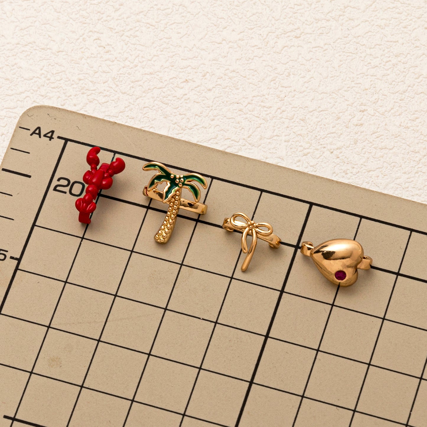 Plated Brass Charm Bar for DIY Jewelry