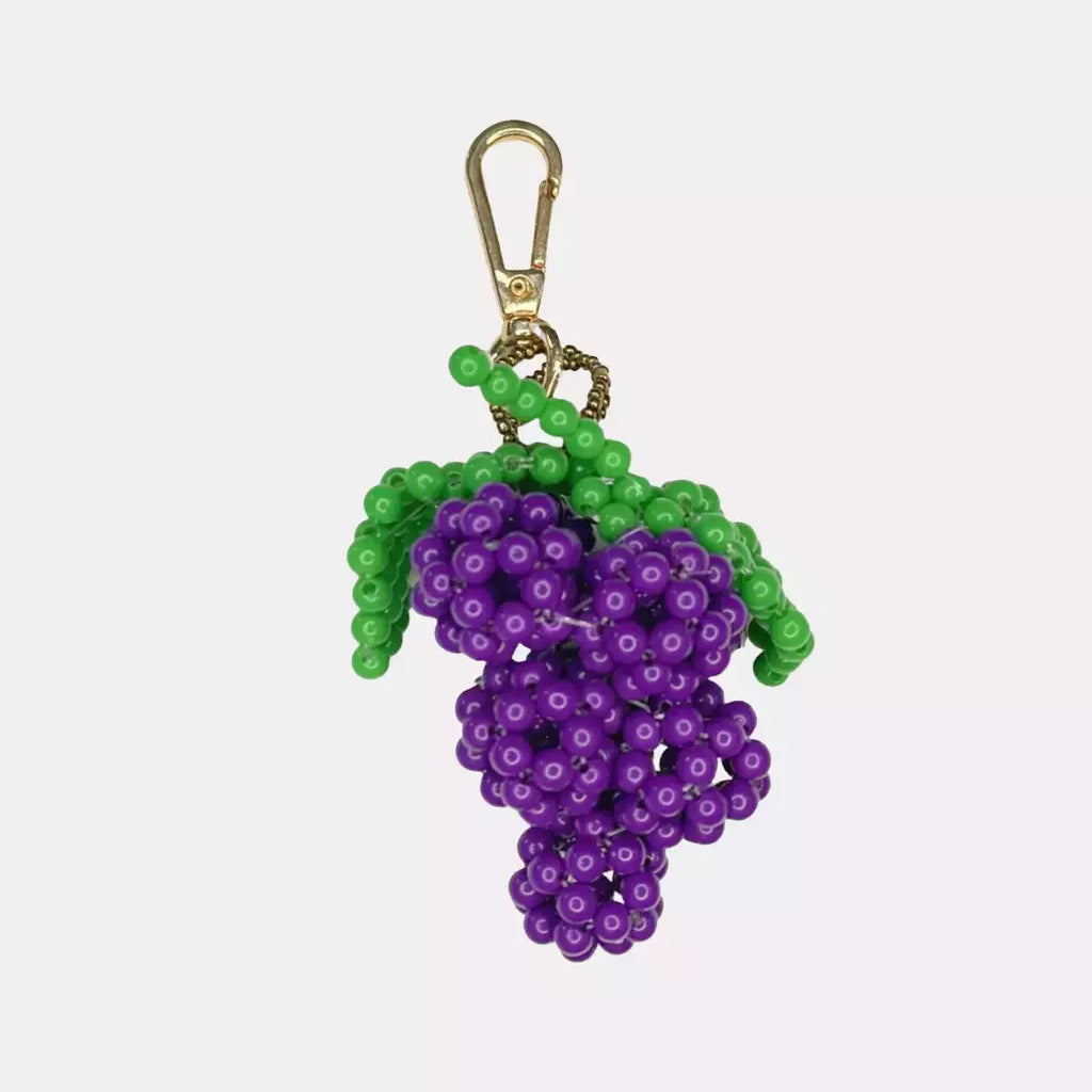 Barra con Charm a Sfera Vintage Placcata Oro 18K in Lega, Serie Frutta
