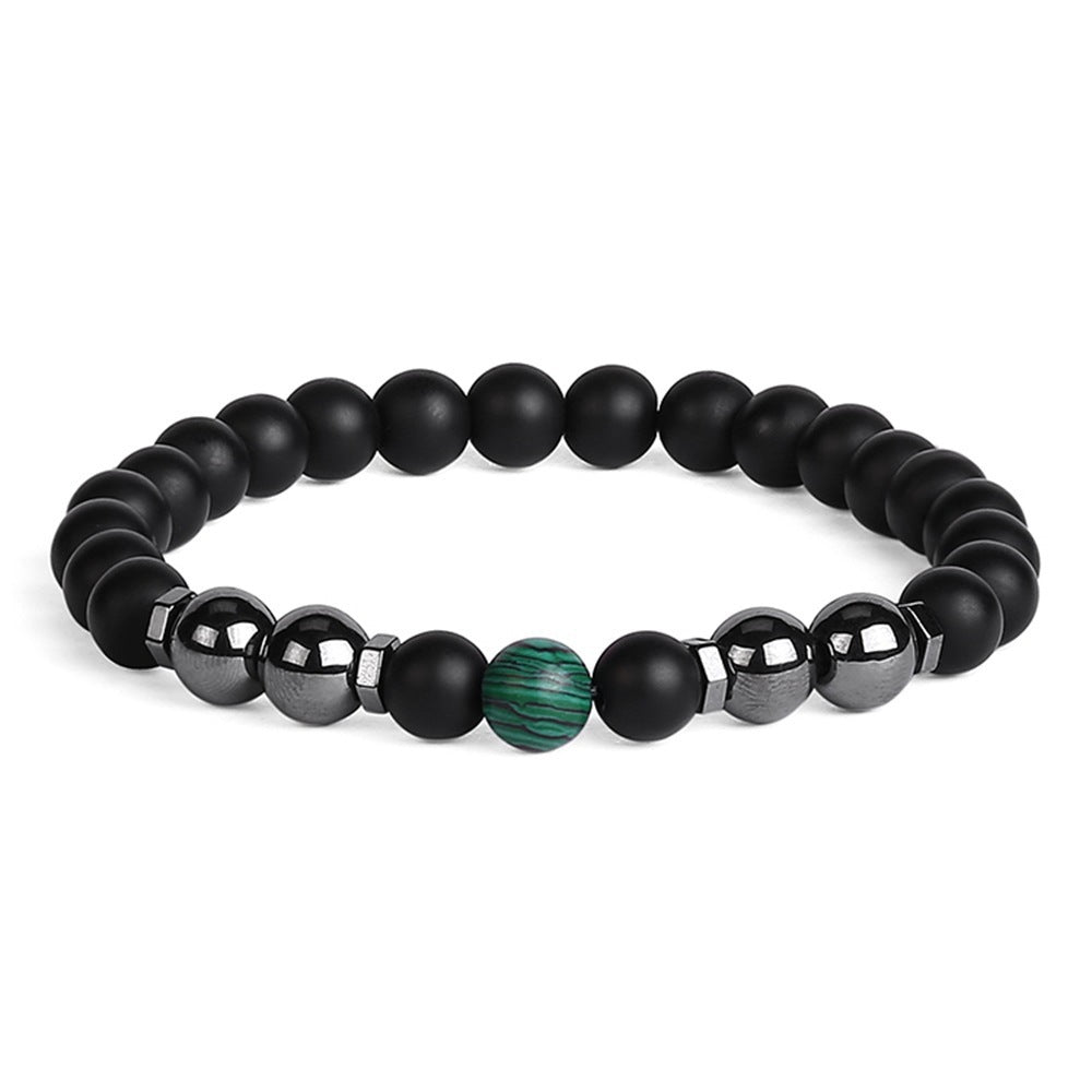 Geometric Magnetic Material Anklet for Unisex