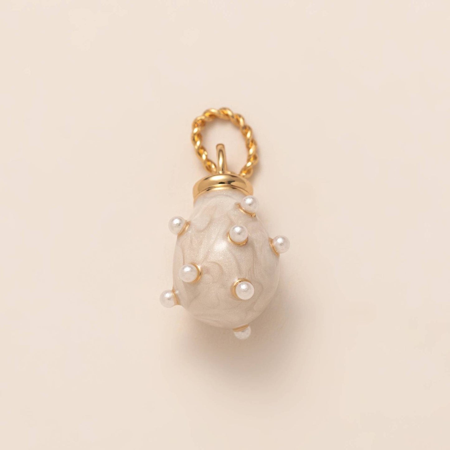 Heart Shape Brass Gemstone Inlay Necklace Charm Bar for Women