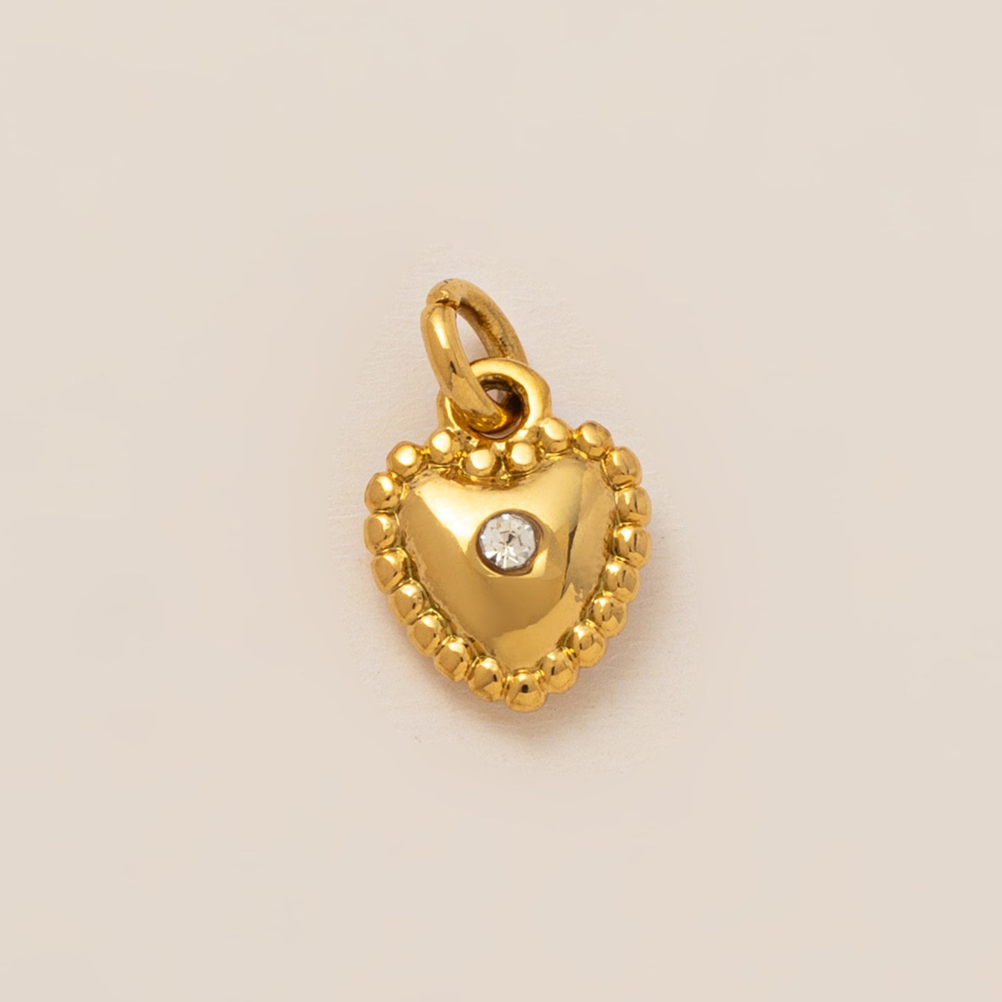 Minimalist 18K Gold Plated Brass Heart Round Square Geometric Pendant Necklace for Unisex