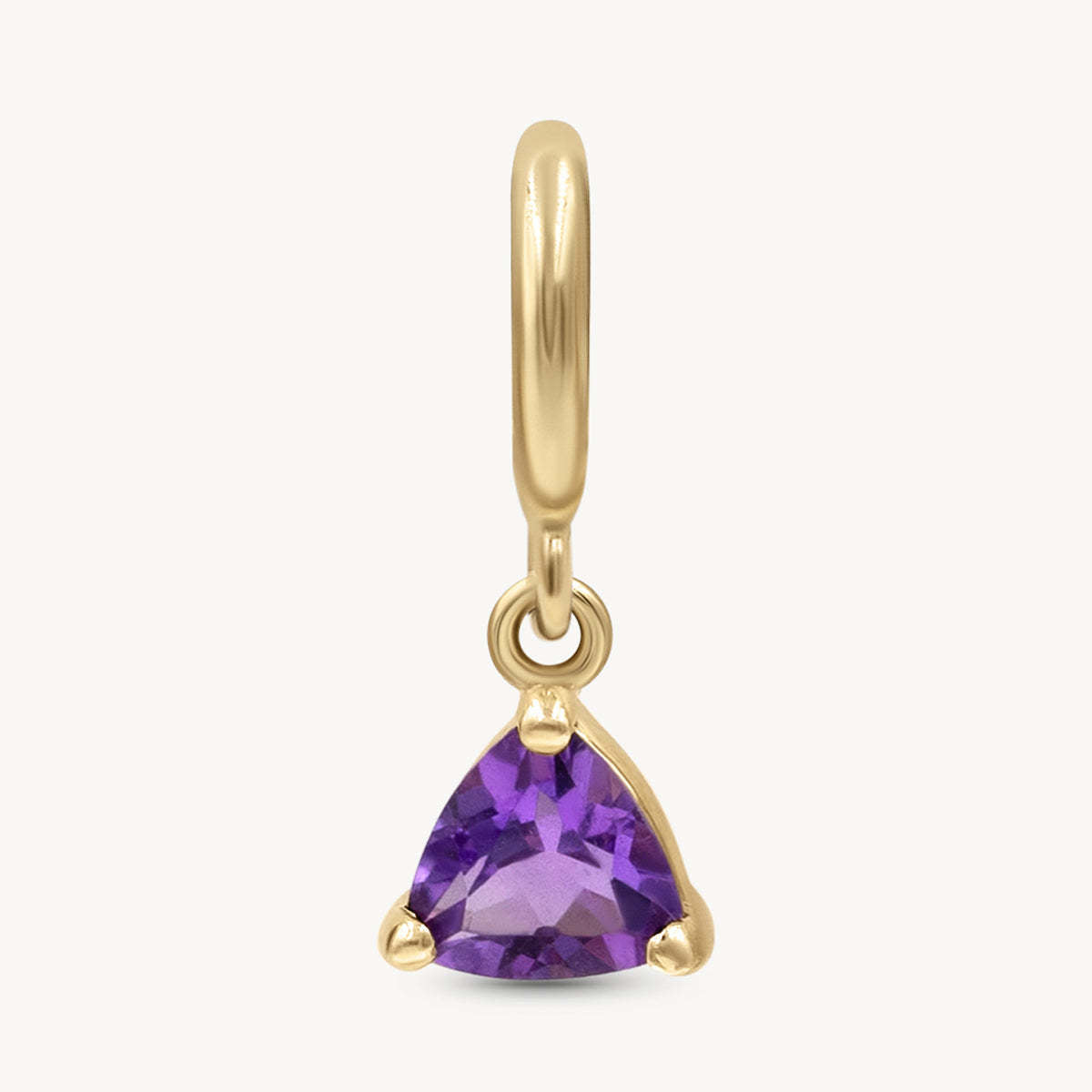 Vintage Geometric 18K Gold Plated Brass Pendant Charm Bar for Women