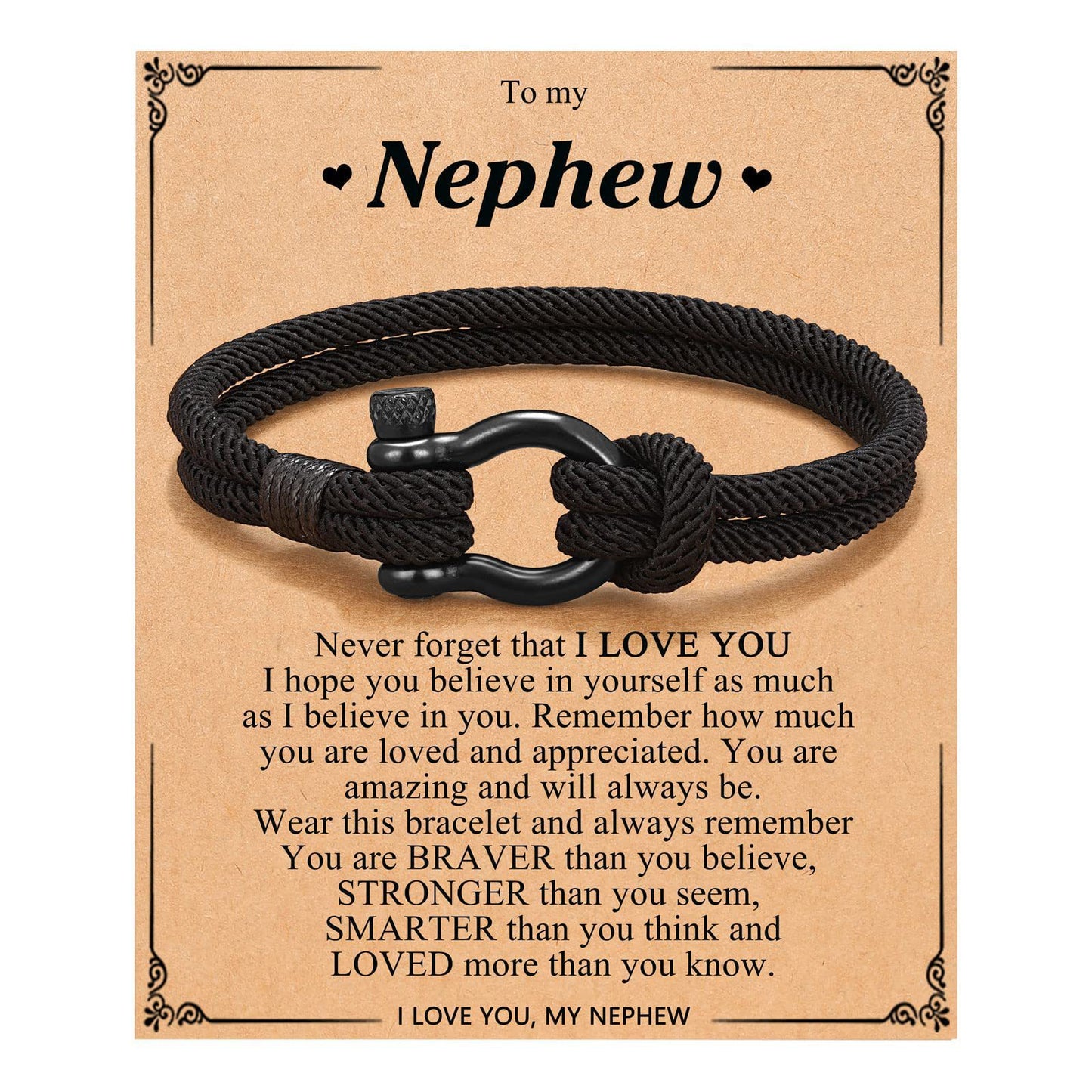 Hand-woven Geometric Milan Cord Bracelet with Alloy Horseshoe Clasp Unisex Business Casual Fashion Jewelry