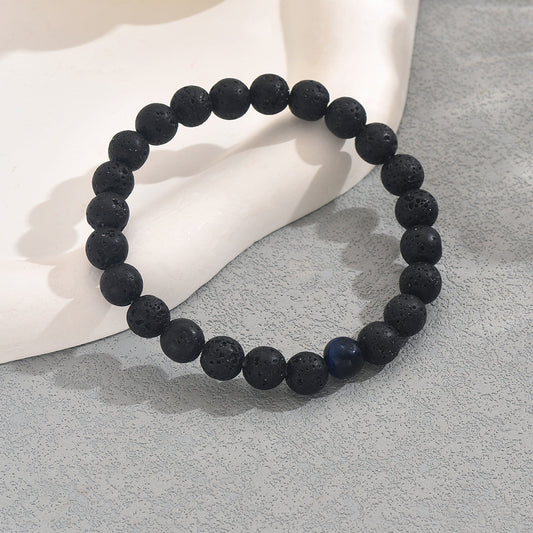 Bracciale Minimalista Vintage Fatto a Mano con Pietre Naturali per Uomo e Donna Bracciale Perline Geometrico
