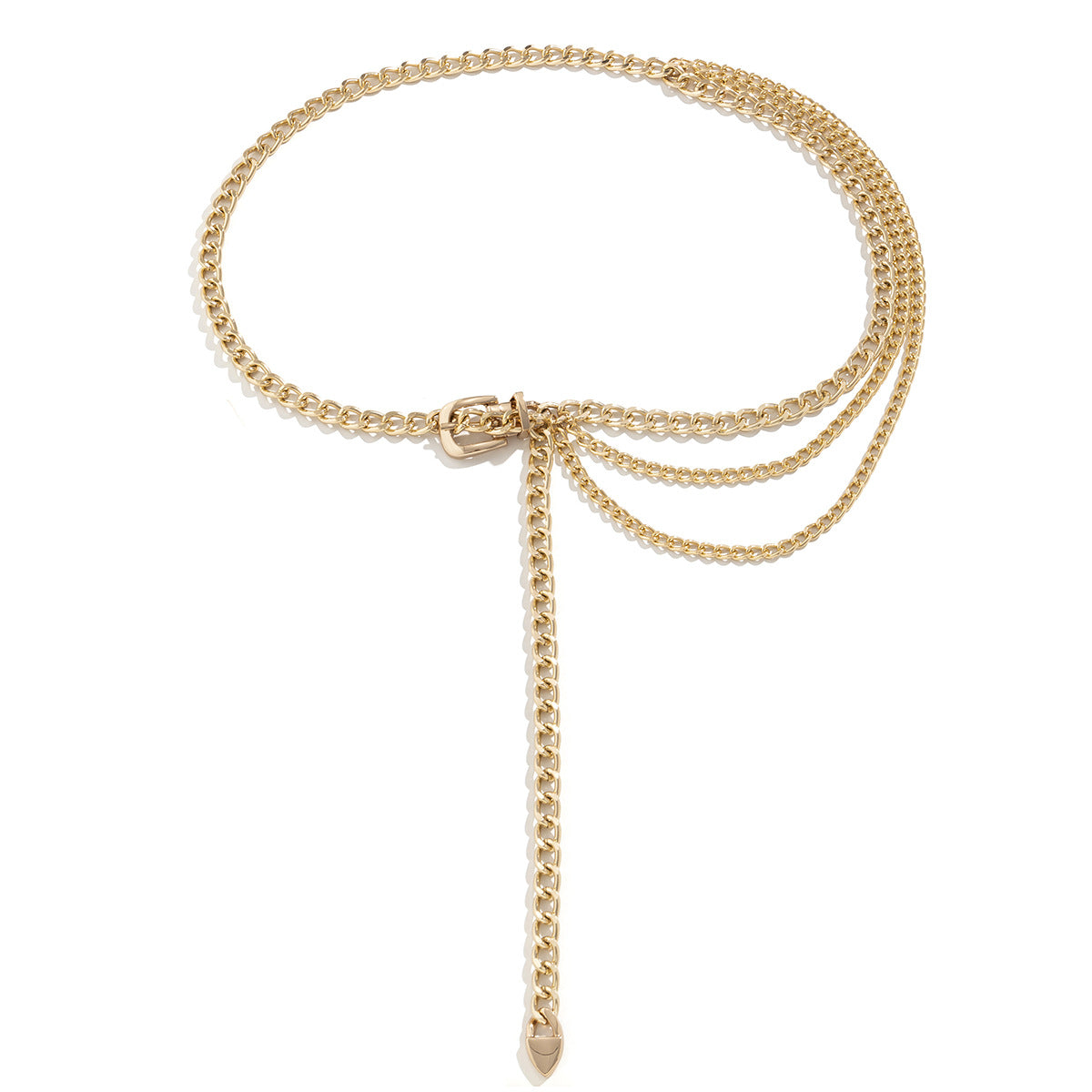 Catena Vintage Sexy da Donna, in Alluminio per la Vita, con Nappe