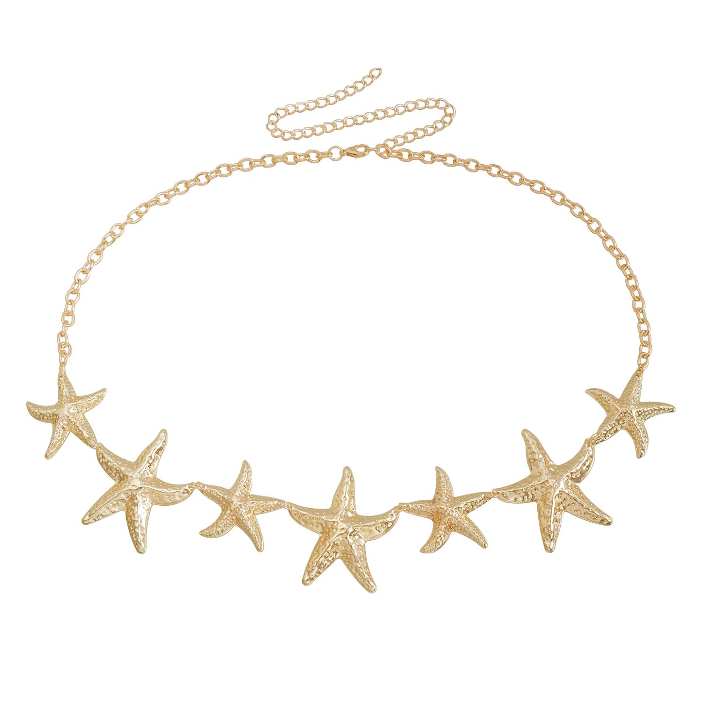 Punk Casual Metal Star Body Chain for Women
