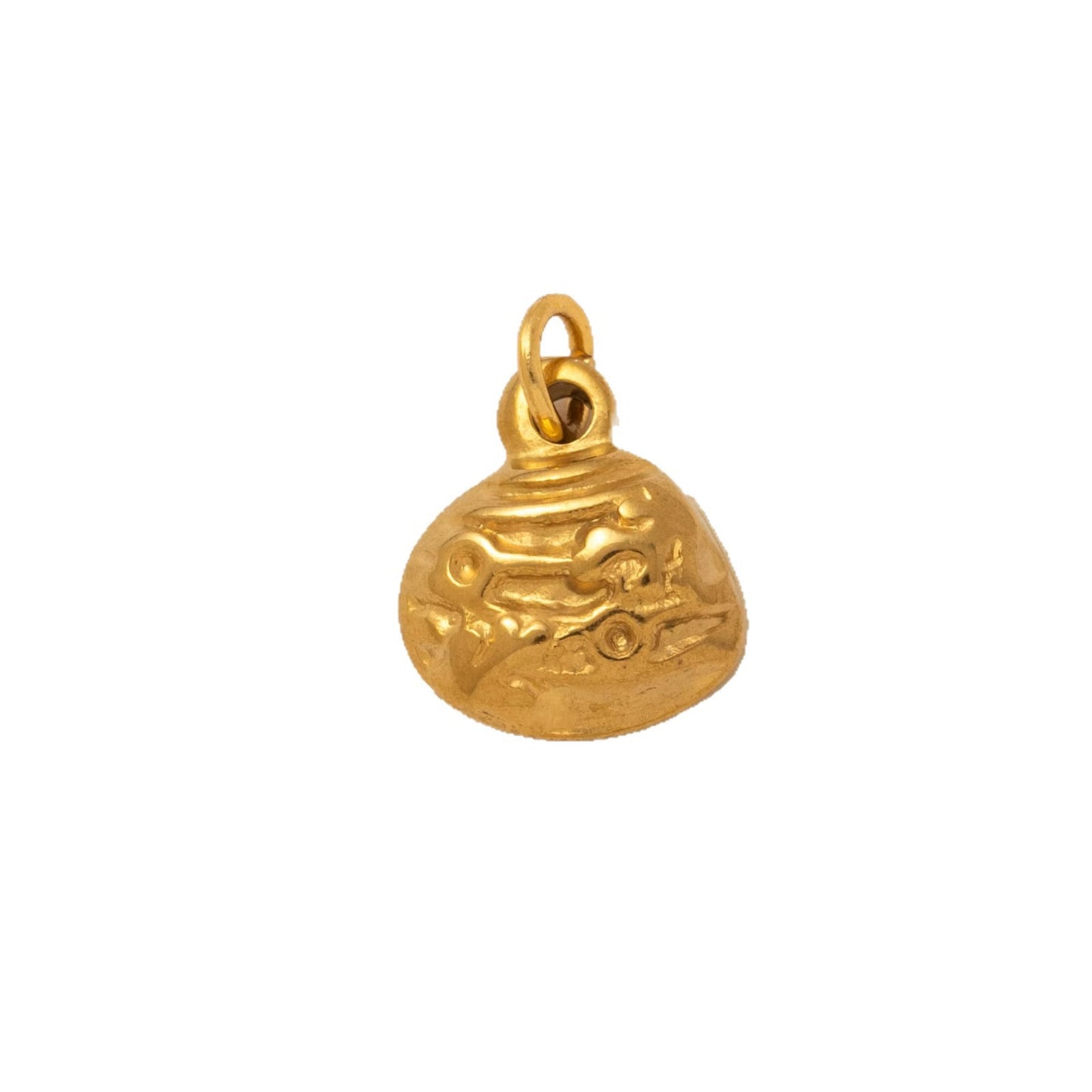 Vintage 18K Gold Plated Stainless Steel Pendant Charm Bar PVD Coated