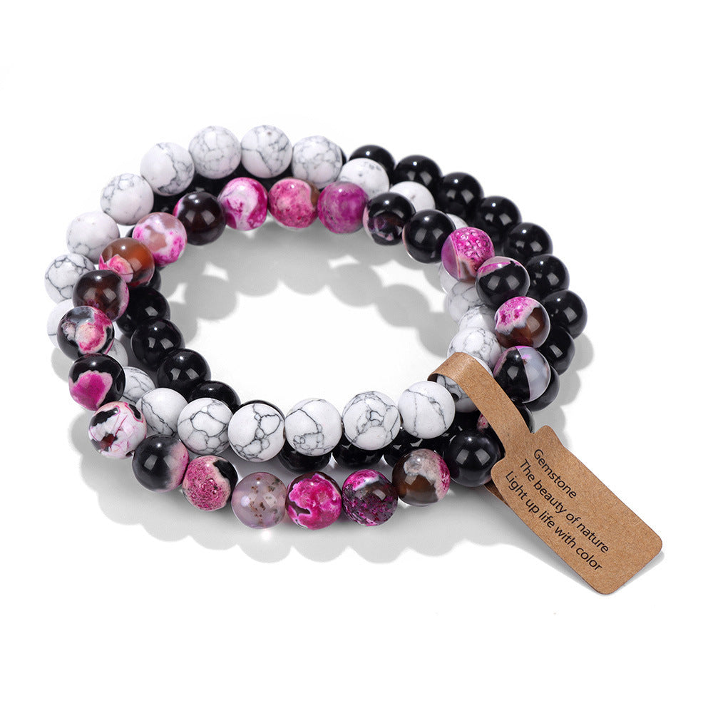 Casual Rainbow Fruit Shape Crystal Bracelet for Women